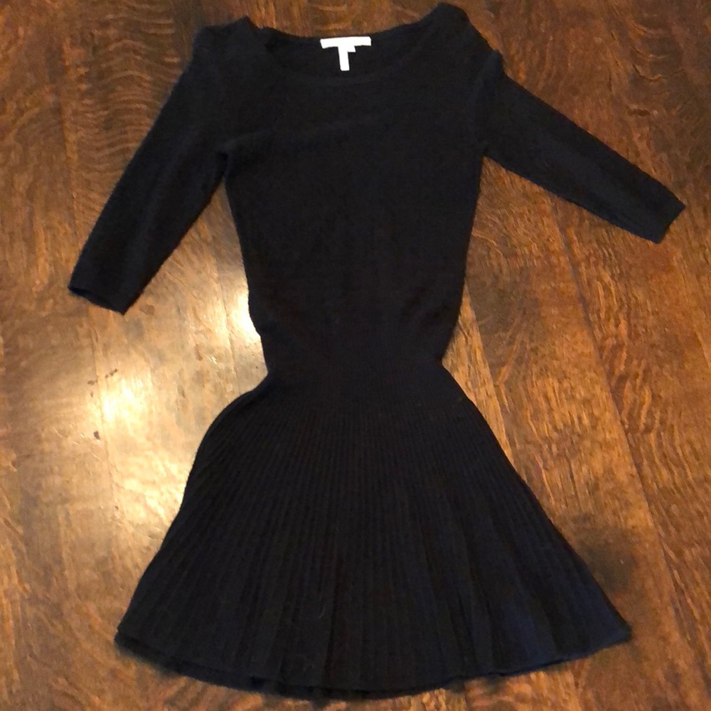 Black sweater dress